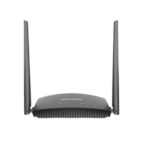 HIKVISION DS-3WR3N Router Inalámbrico WISP en Banda 2.4 GHz, Hasta 300 Mbps, 4 Puertos 10/100 Mbps, 2 Antenas Omnidireccional de 5 dBi, Interior