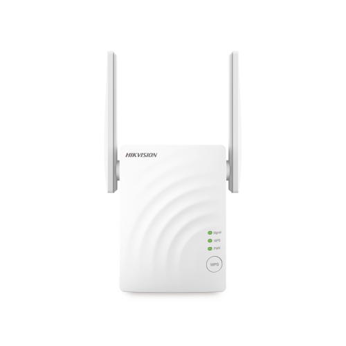 HIKVISION DS-3WRE12C Extensor WiFi, Hasta 1200 Mbps, Doble Banda AC (2.4 GHz y 5 GHz), 1 Puertos 10/100 Mbps, 2 Antenas Omnidireccional de 3 dBi, Interior