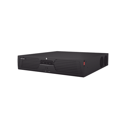 HIKVISION DS-96128NI-M8 [Doble Poder de Decodificación] NVR 32 Megapixel (8K), 128 Canales IP, AcuSense, ANPR, Conteo de Personas, Heat Map, 8 Bahías de Disco Duro, Soporta RAID con Hot Swap, 2 HDMI en 8K, Soporta POS, Alarmas I/O, Smart Search