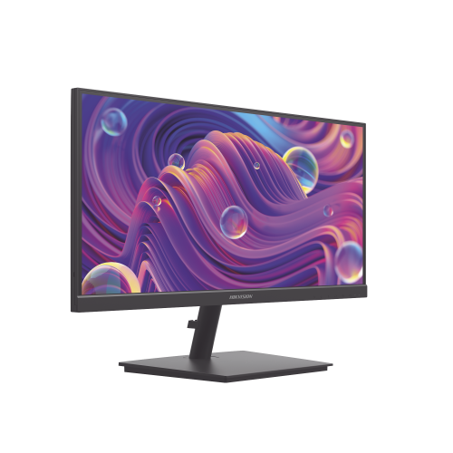 HIKVISION DS-D5022F2-1V2S Monitor LED Full HD (1920 X 1080) de 21.5″, Ideal para CCTV, Oficina y Hogar, Entrada HDMI-VGA, Montaje VESA (75 X 75), Uso 24/7, Backlight E-LED, 100 Hz, Ultra Delgado, Bocinas Integradas