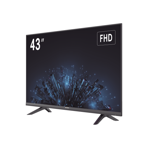 HIKVISION DS-D5043F3-1V0S Monitor LED Full HD 43″, Ideal para Oficina y Hogar, Uso 24-7, Entrada HDMI/VGA/USB, Compatible con Montaje VESA (200 X 200), Bocinas Integradas