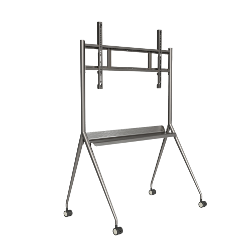 HIKVISION DS-D5ABKY2-B Montaje de Piso Móvil para Pantallas de 86″ y 98″, Compatible con VESA, Incluye Soporte para Pantalla