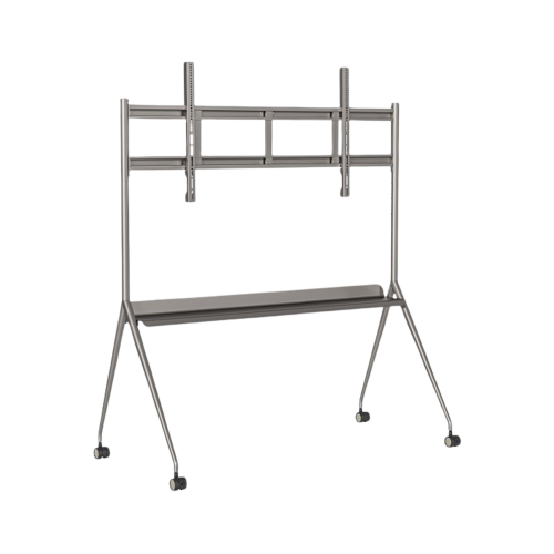 HIKVISION DS-D5ABKY2-M Montaje de Piso Móvil para Pantallas de 75 y 86″, Compatible con VESA, Incluye Soporte para Pantalla