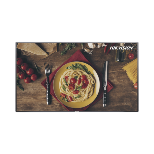 HIKVISION DS-D6022FN-B Pantalla LED de 22″ para Publicidad Digital, Programación de Horarios, Contenido Personalizado, Sistema Operativo Android, 1 Entrada USB, WiFi