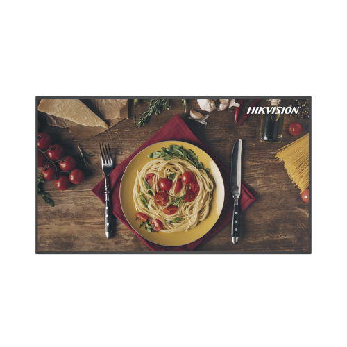 HIKVISION DS-D6086UN Pantalla LED de 86″ para Publicidad Digital 4K, Programación de Horarios, Contenido Personalizado, Sistema Operativo Android