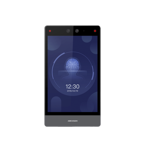 HIKVISION DS-K1T680D-E1 Terminal Facial Min Moe 8″ Touch, Delgada y Estética, PoE, 100,000 rostros, Exterior IP65, Función de Videoportero y Lectura de Códigos QR, Lectura de tarjetas, HIK-IA