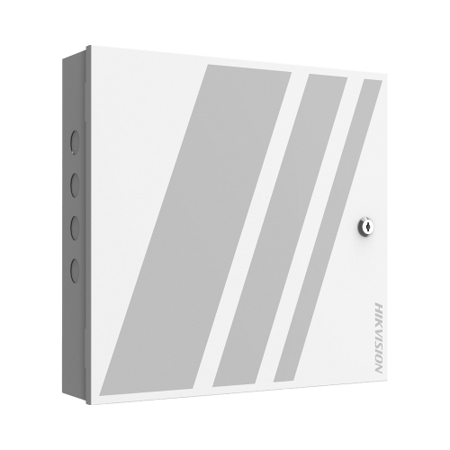 HIKVISION DS-K2624X Controlador de Acceso 4 Puertas Administrable en la Nube con Hik-Connect Teams, Interfaz Web, 8 Lectores de Huella o Tarjeta, 100,000 Tarjetas, 10,000 Huellas, Incluye Gabinete y Fuente de Alimentación 12Vcd 8 A, Soporta Batería