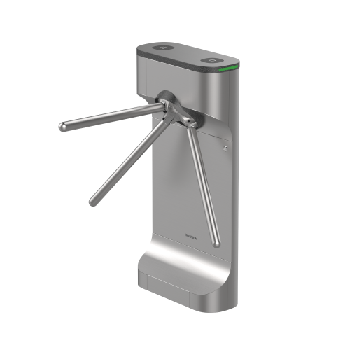 HIKVISION DS-K3G411LXR Torniquete Trípode con Diseño Slim Ultra Estético, Uso Rudo, LEDs Indicador de Entrada y Salida, Acero Inoxidable, Exterior Protegido