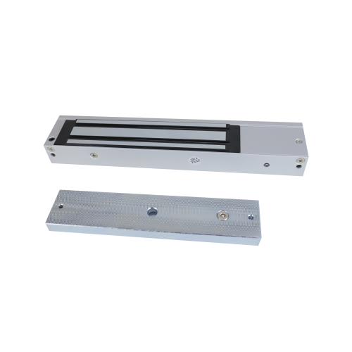 HIKVISION DS-K4H255S Chapa Magnética de 600 Lbs (272 Kg), Montaje en Puerta Normal, Certificado CE, Uso en Interior, Magnetismo Anti-residual