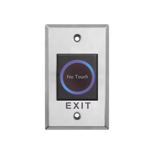 HIKVISION DS-K7P07 Botón Sin Contacto, Indicador LED, NO, NC, Interior, Acero Inoxidable