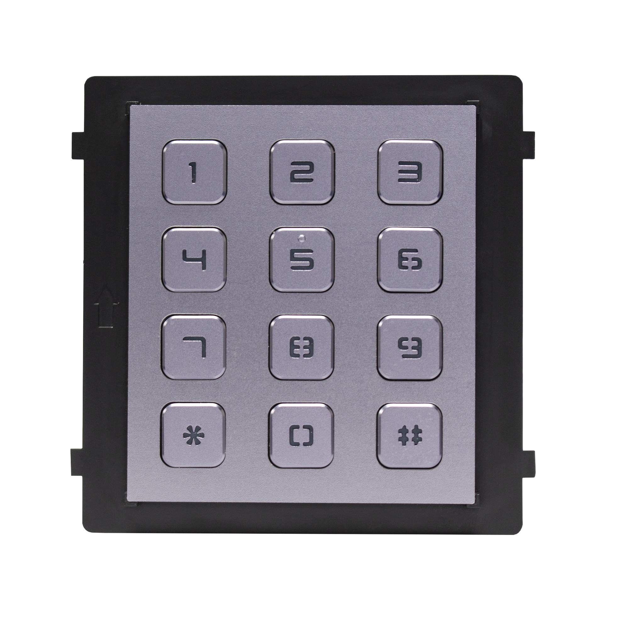 HIKVISION DS-KD-KP Módulo de Teclado para Frente de Calle Modular, Desbloqueo de Puerta Mediante Código, Llamada a monitor.