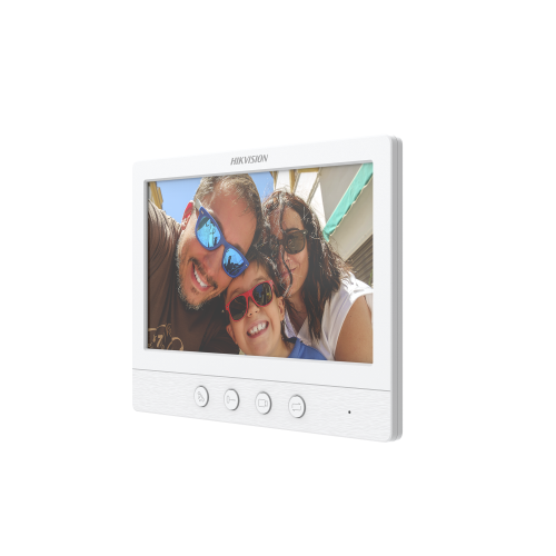 HIKVISION DS-KH2230T Monitor adicional 7″ para Videoportero TurboHD, Botónes Mecanicos, Compatible con DSKIS212, DSKB2412TIM