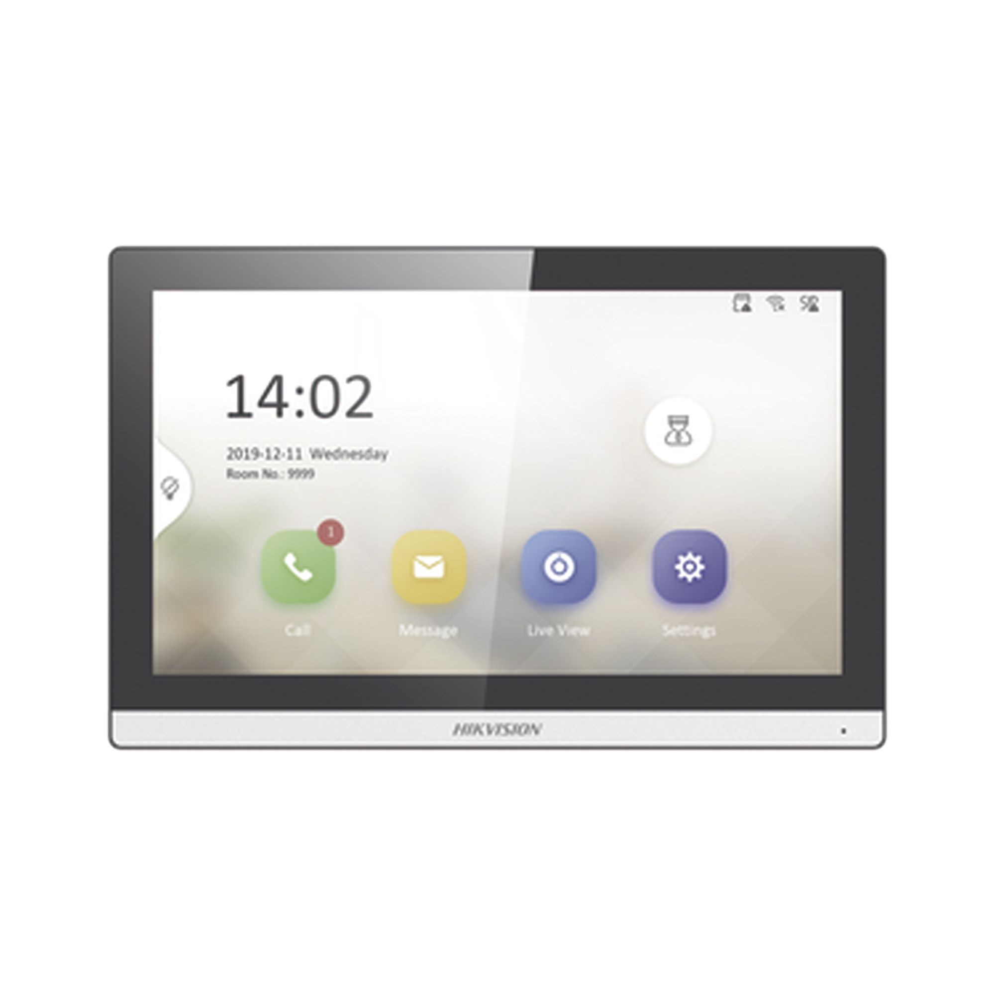 HIKVISION DS-KH6352-WTDE6 Monitor IP WiFi Touch Screen 7″ para Videoportero Turbo Únicamente, Vídeo en Vivo, Apertura Remota, Audio bidireccional, Borde slim