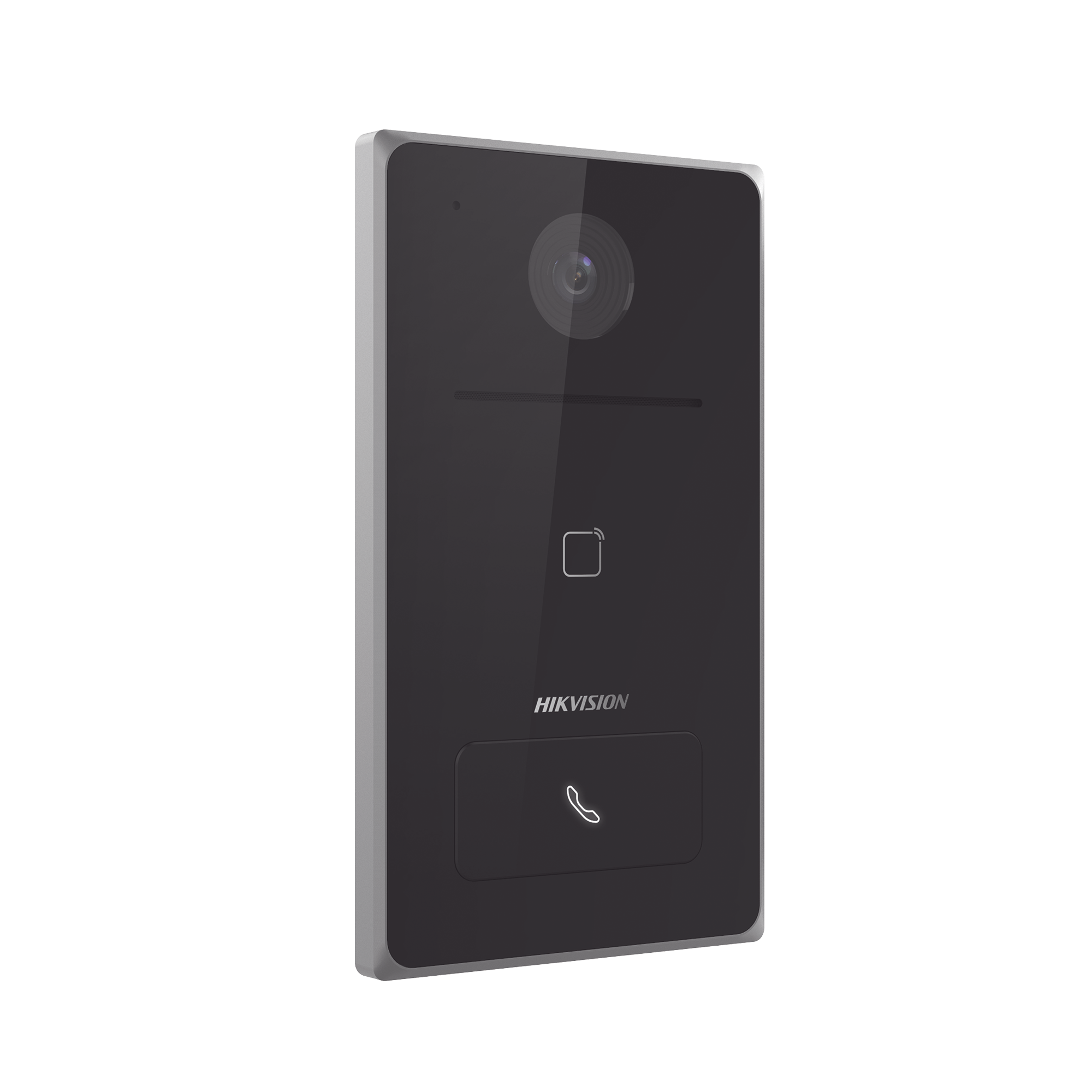 HIKVISION DS-KV6133-ME1 Frente de Calle IP 2 Megapixel Standalone, PoE Estandar, IP65, Apertura desde Hik-connect, Soporta 1 Departamento, Soporta Tarjetas Mifare, 1 Salida Relay