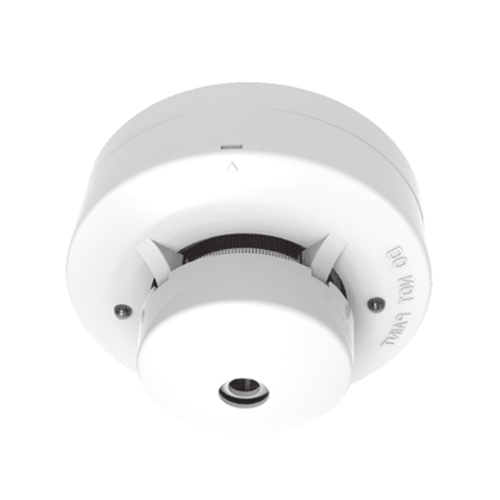 HIKVISION DS-PDSMK-4BAR Detector de Humo Fotoeléctrico No Direccionable de 4 Hilos, Soporta Funcionalidad Autónoma (Buzzer Integrado), Indicadores LED