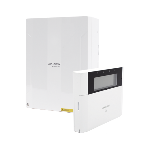 HIKVISION DS-PHA64-LPK KIT Panel de Alarma AX HYBRID PRO, 1 Panel Híbrido, 1 Teclado LCD