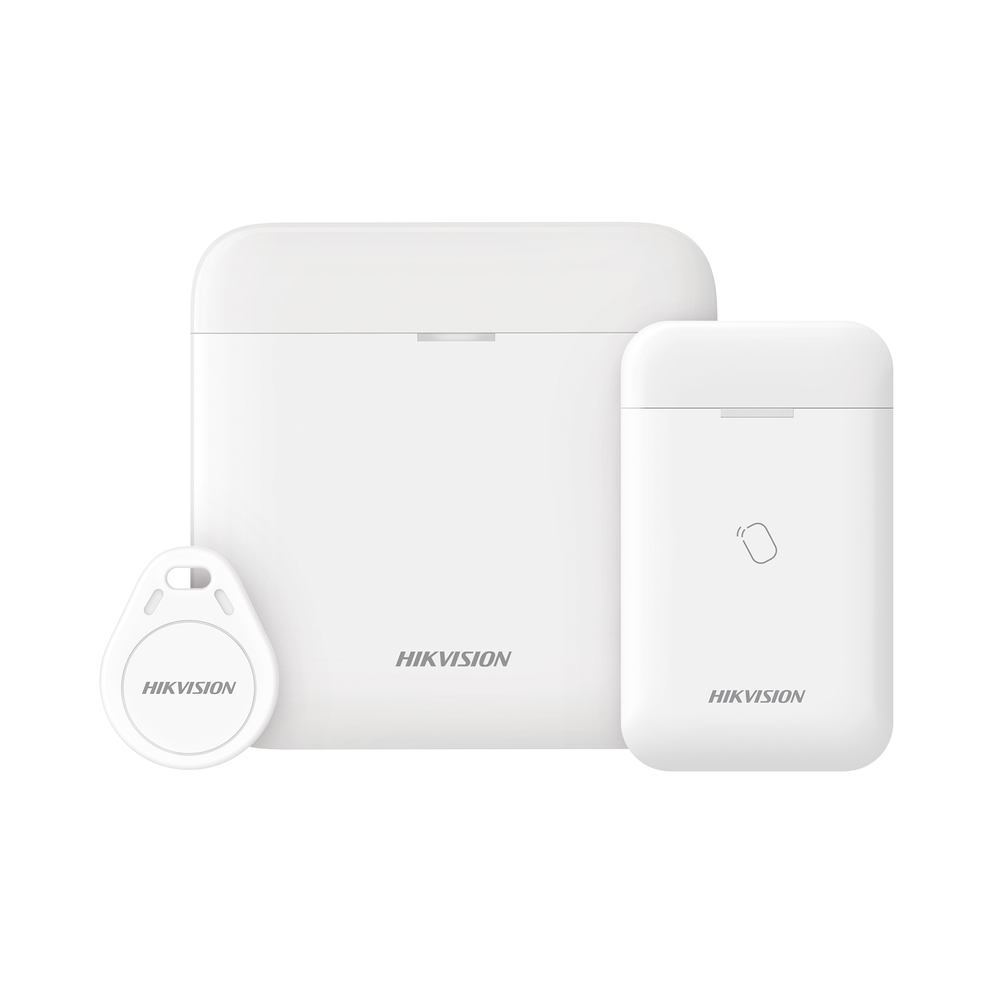 HIKVISION DS-PWA48-K-RONDIN (AX PRO) KIT de Alarma AX PRO para RONDINES, Incluye: 1 Hub con bateria de respaldo, 1 Lector Tag, 1 Tag, Compatible con Hik-Connect P2P