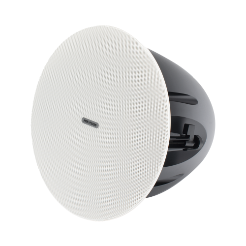 HIKVISION DS-QAZ0630G1 Altavoz de Techo, 7.5W – 30W, Tweeter 1.0-inch + Woofer 6.5-inch, Color Blanca, 100V | 70V, 8 ohms