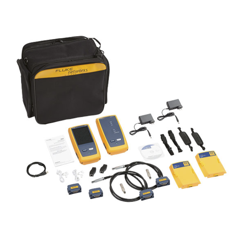 FLUKE NETWORKS DSX2-8000INT Certificador DSX-8000 para Cable de Cobre Cat5e, Cat6, Cat6A y Cat8, Precisión de Nivel VI/2G (2 GHz), Con WiFi Integrado y Pantalla LCD de 5.7 in, Versión Internacional