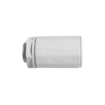 GEWISS DX-43-250 Conector de tubería rígida a caja (Racor), PVC Auto-extinguible, de 50 mm