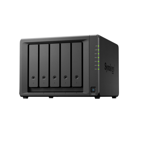 SYNOLOGY DX525 Unidad de Expansión DX525 | 5 Bahías para Unidades 3.5″ y 2.5″ | Intercambio en Caliente | Compatible con Synology DiskStation.