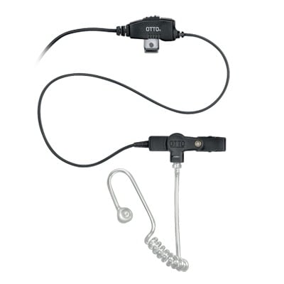 OTTO E1-EA2MS131 Micrófono-Audífono de 1 cable con tubo acústico para radios DEP450, EP450, MAGONE y TC500/600/700, PD506