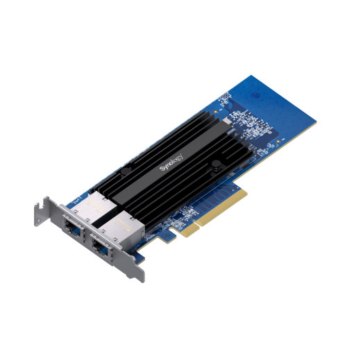 SYNOLOGY E10G30-T2 Adaptador de Red Synology E10G30-T2 | Doble Puerto 10 GbE | PCIe 3.0 x8 | Compatible con Synology | Link Aggregation.