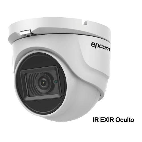 EPCOM PROFESSIONAL E4K-TURBO-L Eyeball TURBOHD 4K (8Megapixeles), Gran Angular 102°, Lente 2.8 mm, Exterior IP67/ IR EXIR 30 mts, dWDR, TVI-AHD-CVI-CVBS
