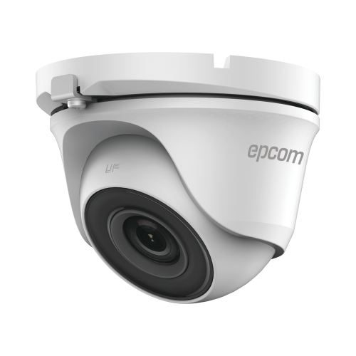 EPCOM PROFESSIONAL E50-TURBO-G3 Turret TURBOHD 5 Megapíxel, 85° de Visión, Lente 2.8 mm, Exterior IP66, IR EXIR 20 mts, TVI-AHD-CVI-CVBS, Metal