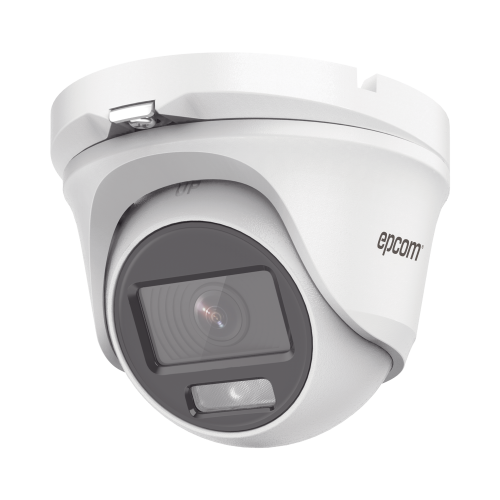 EPCOM PROFESSIONAL E8-TURBO-C/A [ColorVu] Eyeball TURBOHD 2 Megapíxel (1080p), Lente 2.8 mm, Microfono Integrado, Imagen a Color 24/7, METAL, Luz Blanca 20 mts, Exterior IP66, TVI-AHD-CVI-CVBS, dWDR