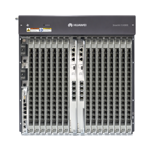HUAWEI EA5800-X15 OLT GPON OptiXAccess Carrier Class con 1 tarjeta de 16 puertos GPON, 15 ranuras, 2 Fuentes de alimentación DC, 11 UR