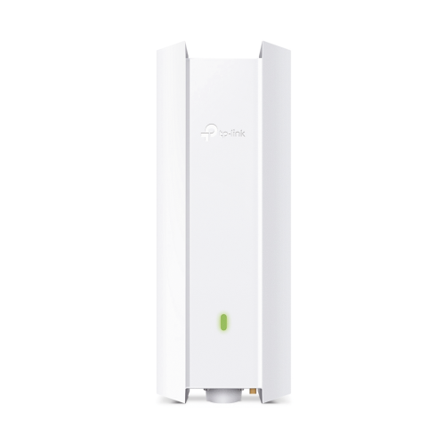 TP-LINK EAP610-OUTDOOR Punto de Acceso Omada Exterior-Interior, Wi-Fi 6 AX1800 MU-MIMO 2×2, Mesh Omada, Alta Densidad de Usuarios, Configuración por Controlador o Stand-Alone, Para Montaje en Mástil/ Pared, Alimentación PoE+