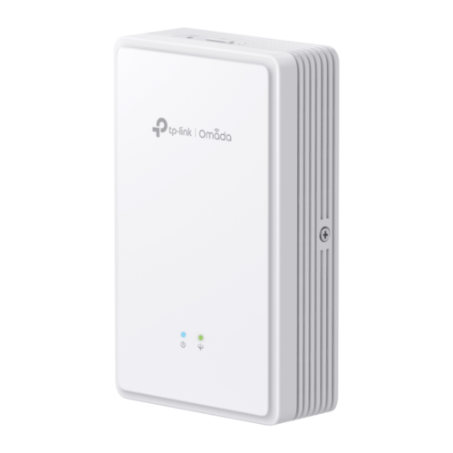 TP-LINK EAP615GP-WALL Punto de Acceso GPON Omada, WiFi 6 AX1800, 1 puerto GPON, 1 Puerto FXS, 2 Puertos 10/100/1000 RJ45, Mesh Omada, Configuración por Controlador o Stand-Alone, Para Montaje en Pared