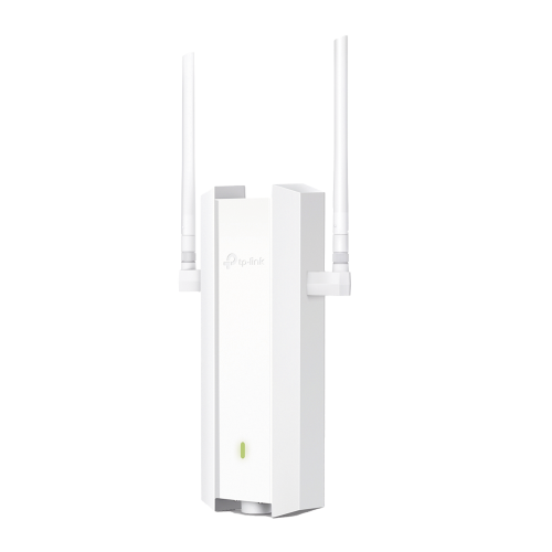 TP-LINK EAP625OUTDOORHD Punto de Acceso Omada Exterior, Wi-Fi 6 AX1800 MU-MIMO 2×2, Mesh Omada, Alta Densidad de Usuarios, Carcasa Resistente IP67, Configuración por Controlador o Stand-Alone, Para Montaje en Mástil/ Pared, Alimentación PoE+