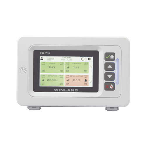WINLAND ELECTRONICS EAPRO-GTWY Monitor IP de temperatura de 34 zonas para condiciones críticas y extremas, soporta 4 cableadas y 30 inalámbricas.