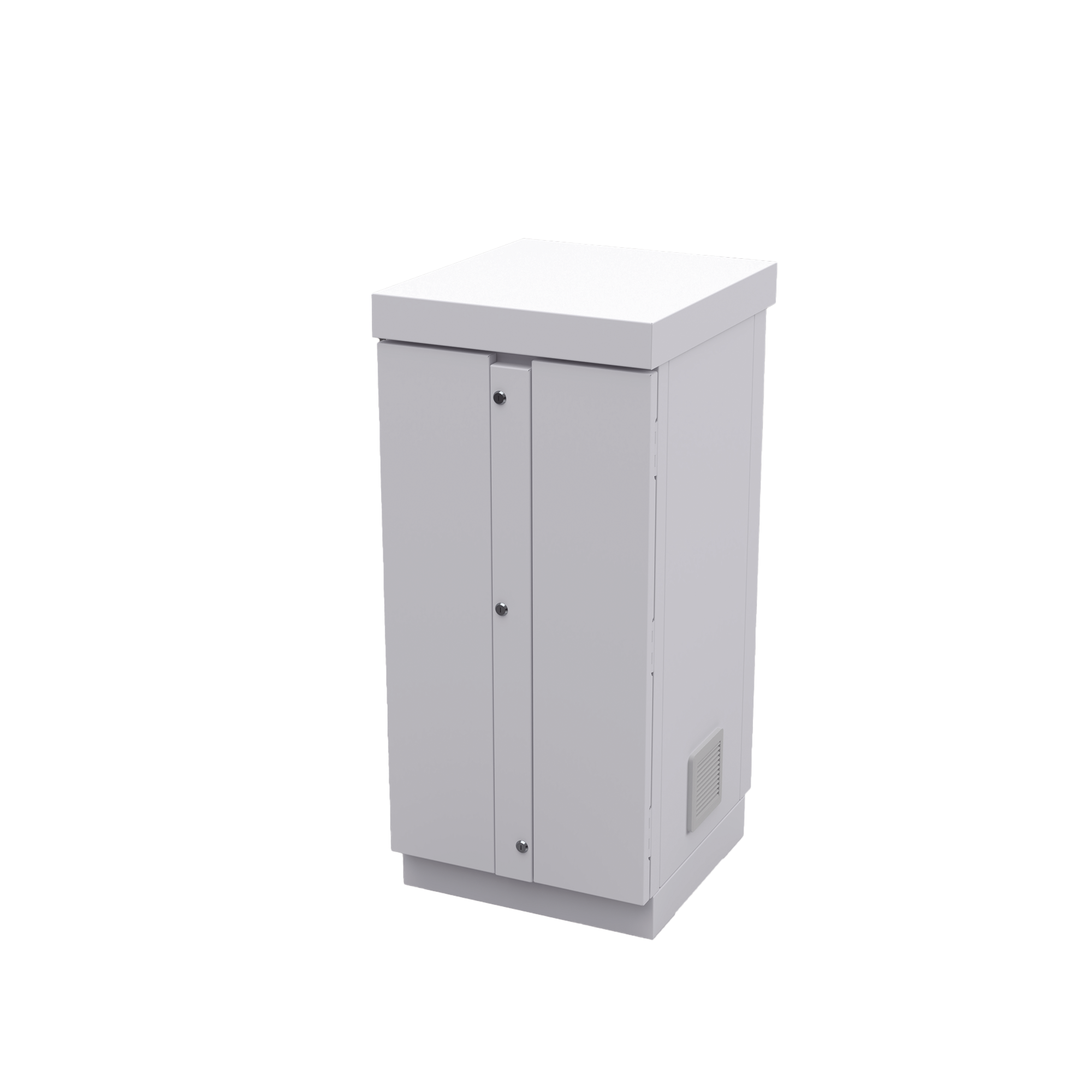 EPCOM INDUSTRIAL EFCB051106W Gabinete de Seguridad de Lámina Galvanizada para Almacenamiento de Baterías (Hasta 6 baterías PL110D12).