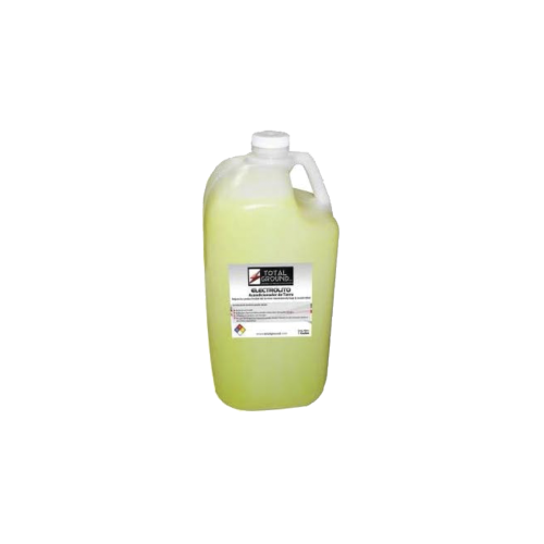TOTAL GROUND ELECTROLITO Líquido Mejorador de Conductividad de Terreno, en presentación de 1 Galon.