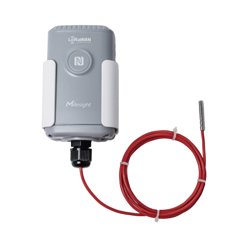 MILESIGHT EM500-PT100-200C Sensor Industrial de Temperatura con Sonda PT100 y LoRaWAN (Hasta 200°C)