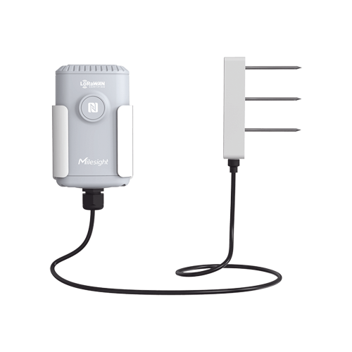 MILESIGHT EM500-SMTC Sensor de Monitoreo IoT de Humedad, Temperatura y Conductividad del Suelo