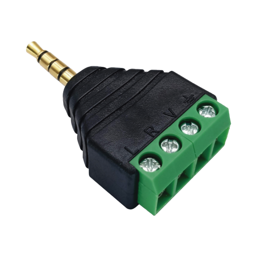 EPCOM PROAUDIO EP-CON311 Conector de audio de 3.5mm macho a terminal de tornillo de 4 pines
