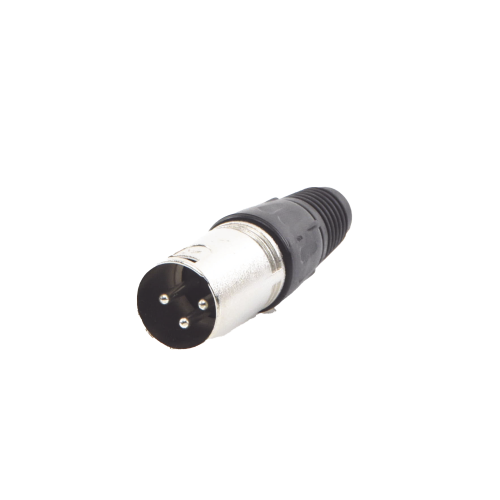 EPCOM PROAUDIO EP-XLRM Conector XLR 3 Pines Macho | Ideal para Conexiones de Micrófonos, Mezcladoras | Equipo de Audio Profesional