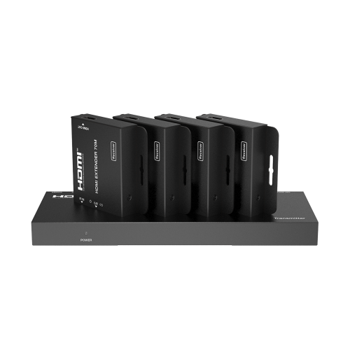 EPCOM PROAUDIO EPC-SP914C70 Splitter HDMI 1×4 | Extensor HDMI | 4K@30Hz 40m | 1080p@60Hz 70m | Función PoC | 4:4:4