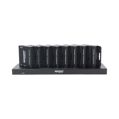 EPCOM PROAUDIO EPC-SP918C70 Splitter HDMI 1×8 | Extensor HDMI | 4K@30Hz 40m | 1080p@60Hz 70m | Función PoC | 4:4:4
