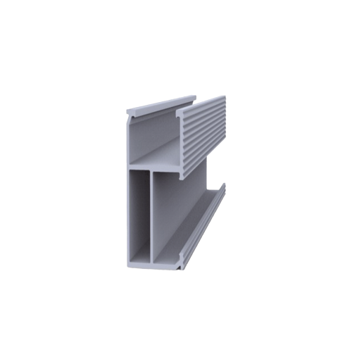 SYSCOM EPL-SR8-2700 Riel 8 para montaje de módulos fotovoltaicos de aluminio anodizado de 2700mm.