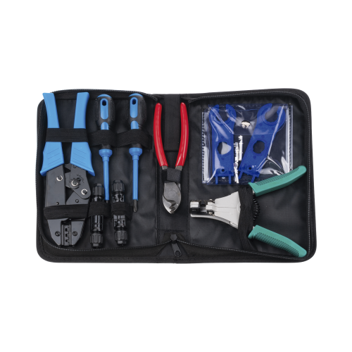 EPCOM POWERLINE EPMC42 Juego de Herramientas y Accesorios, para Instalación de Sistema Solar. Incluye: Pinzas (3), Desarmadores (2), Llaves (2) y Accesorios (7).