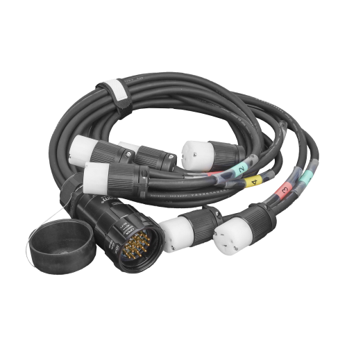 EPCOM PROAUDIO EPSOCEFO Tomacorriente TIPO SOCAPEX con DERIVACIÓN A 6 tomas tipo Edison