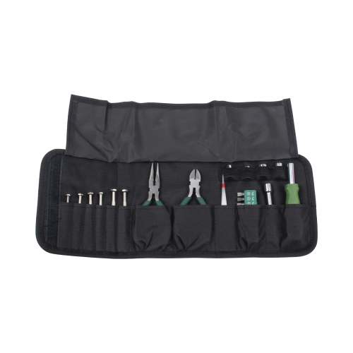 EPCOM POWERLINE EPZH04 Juego de Herramientas en Estuche Portátil con 25 Pzas. (Desarmadores Finos + Pinzas + Puntas + Maneral).