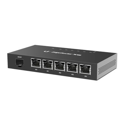 UBIQUITI ER-X-SFP EdgeRouter X SFP de 5 puertos Gigabit + 1 puerto SFP con funciones avanzadas de ruteo