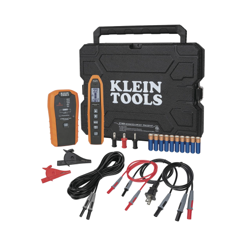 KLEIN TOOLS ET-450 Kit Rastreador de Cables Escondidos, Detecta falla de Circuito Abierto o Cortocircuito.