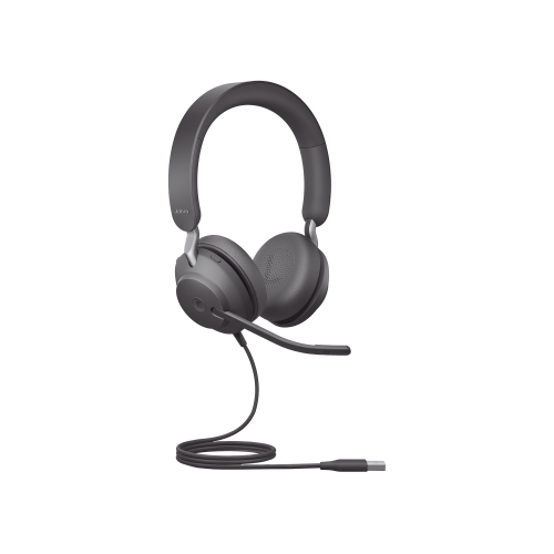 JABRA EVOLVE2-40SE-STEREO-MS-A Jabra Jabra Evolve 2 40SE, Auricular stereo versión MS con aislamiento de ruido, conexión USB-A y indicador de ocupado (Busylight) (24189-999-999)
